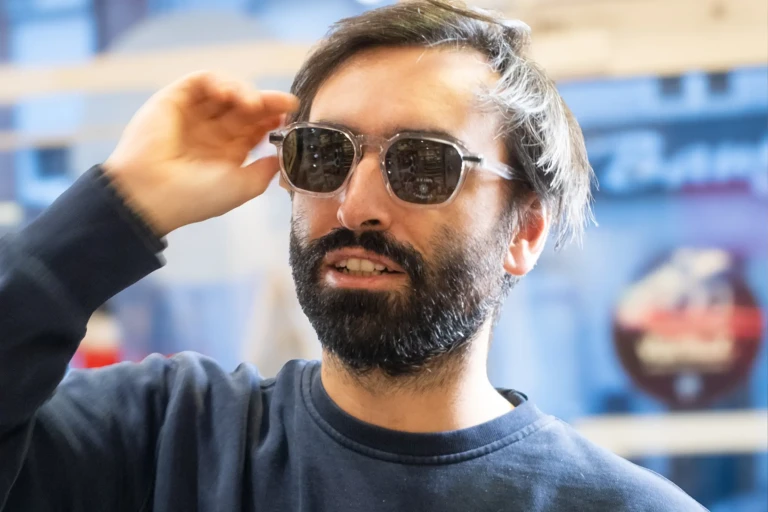 lunettes de soleil à hem